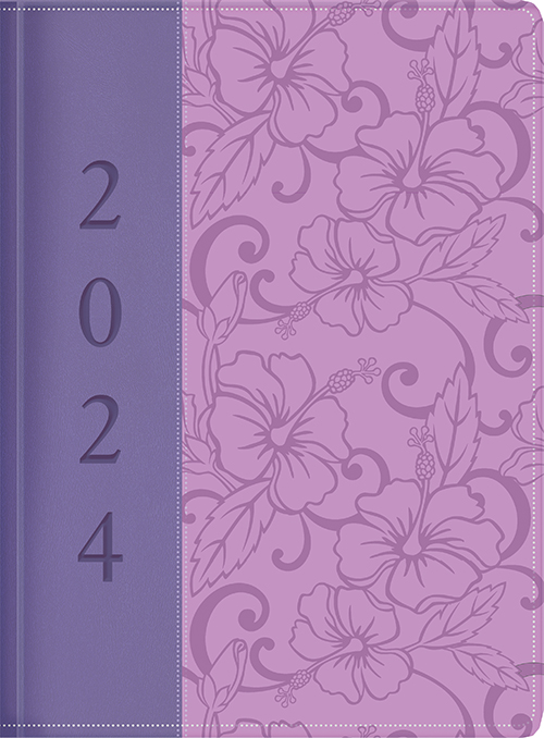 2024 Agenda Ejecutiva - Tesoros de Sabiduría - lavanda y violeta