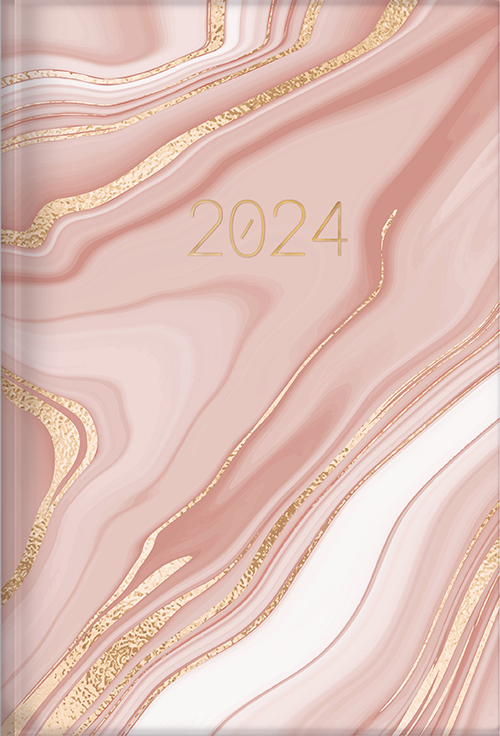 2024 Agenda - Tesoros de Sabiduría - mármol rosa