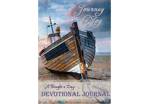 A Thought a Day devotional journal- Journey to Joy - boat cover