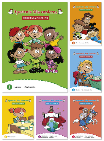 Apacienta mis corderos libros de colorear